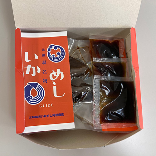 阿部商店ギフトセット　森のいかめし３パック入り（レトルト）