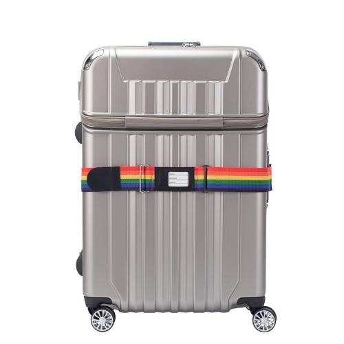 ＜TRAVALIST＞ネームホルダー付き スーツケースベルト