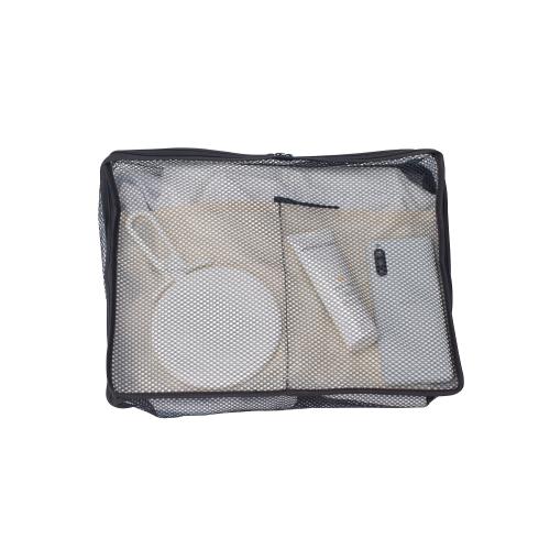 ＜CONCISE＞BOX型 メッシュケース Mサイズ