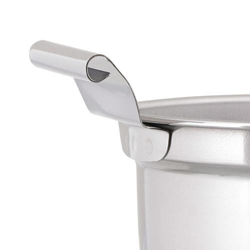 ＜ベストコ＞ステンレスIHひとり用鍋　深型14cm　蓋付き