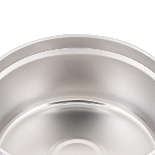 ＜ベストコ＞ステンレスIHひとり用鍋　深型14cm　蓋付き