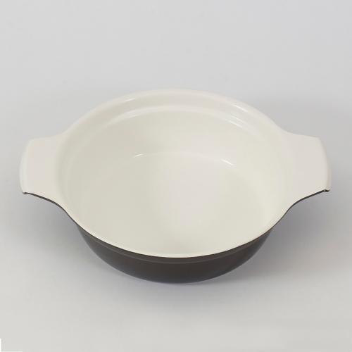 ＜ベストコ＞ビストロ・カローレ　セラミックIH卓上鍋　16cm　ガラス蓋付