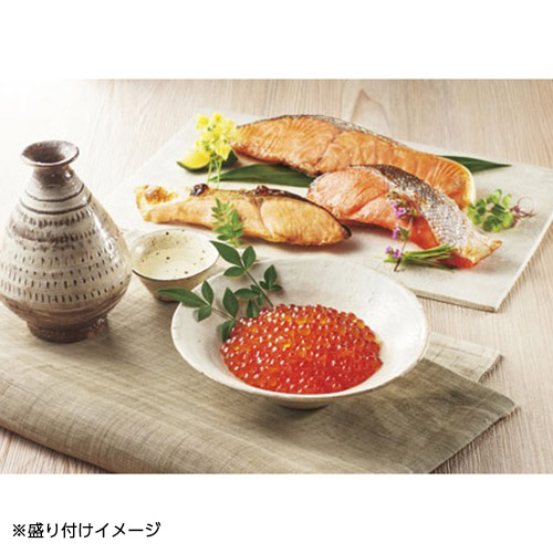 【大容量】「鮭食べ比べ」と「北海道産いくら醤油漬け」セット