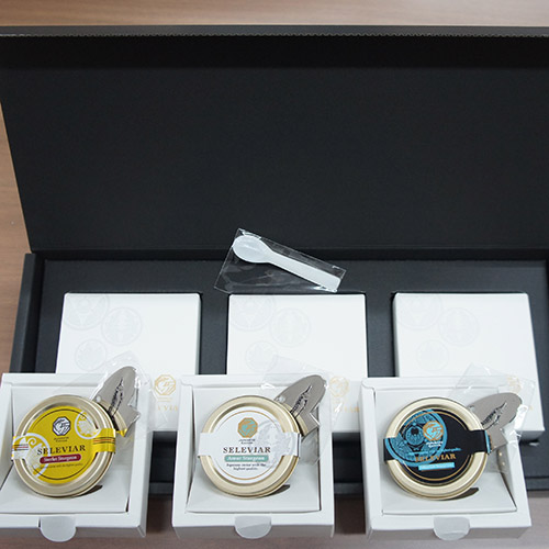 ＜セレビア＞島根県産 キャビア3魚種食べ比べ