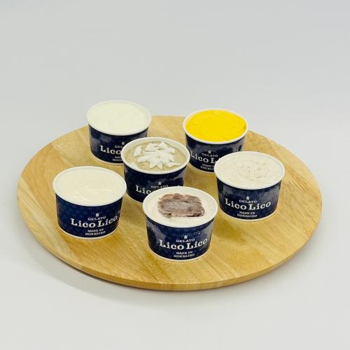 自家製北海道産ジェラート定番セレクト6個入