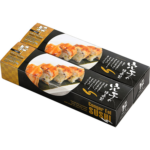 冷凍穴子の棒寿司×２