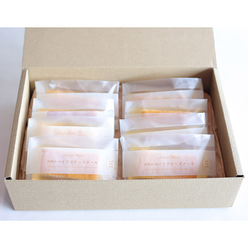 ＜natural kitchen SAL＞有機米の玄米粉で作ったチーズケーキセット