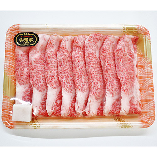 ＜米沢牛卸　肉の上杉＞山形牛すき焼き用「バラ」３００ｇ