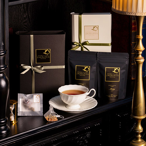 ＜JAZZ＆TEA＞ブレンドティー７種類ティーバッグ(計30包)　＋ミスティ茶葉×２袋