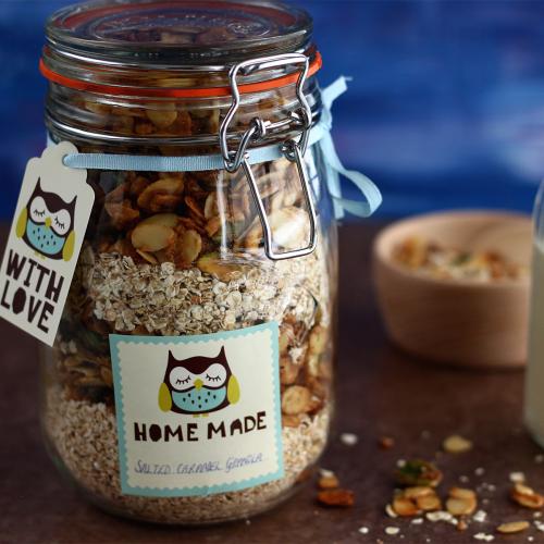 ＜KILNER＞キルナー ラウンドクリップトップジャー 1L