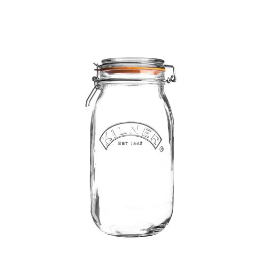 ＜KILNER＞キルナー ラウンドクリップトップジャー 1.5L