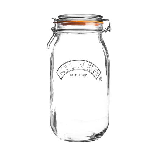 ＜KILNER＞キルナー ラウンドクリップトップジャー 3L