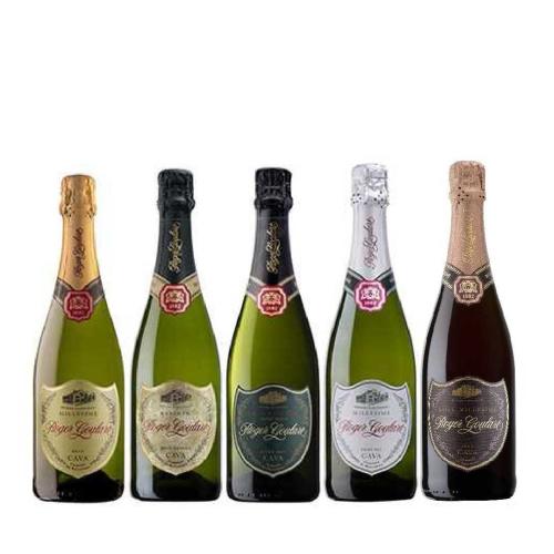 【送料当社負担】スペイン・プレミアムカバの名門「ロジャーグラート」を堪能するスパークリング5本セット