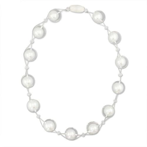 ＜シスカ＞≪FLOATING PEARLS≫ショートネックレス