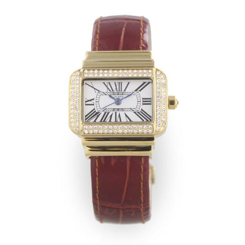 ＜アビステ＞スクエアフェイスバングル時計