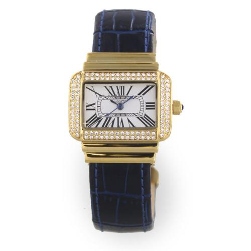 ＜アビステ＞スクエアフェイスバングル時計