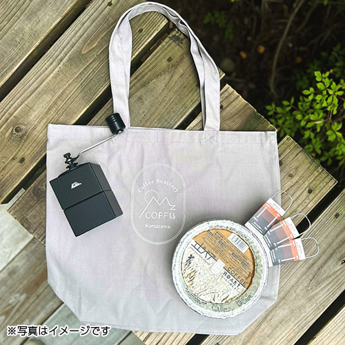 ＜MzCOFFEEラボ＞コーヒー焙煎キット・ハンドミル（カリタ）＆ＭｚＣＯＦＦＥＥラボトートバッグギフトセット