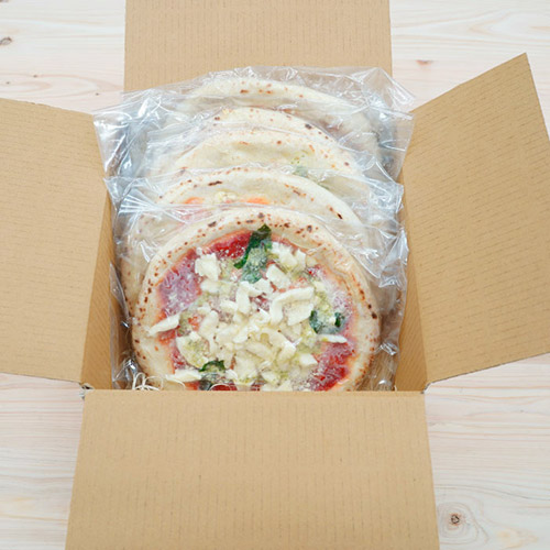 ＜よろこば食堂＞定番ホエイピザ５枚セット