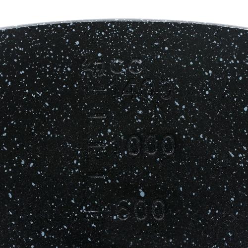 【日用雑貨】＜ベストコ＞好味槌目アルミ製ダイヤモンドマーブルＩＨゆきひら鍋18cm