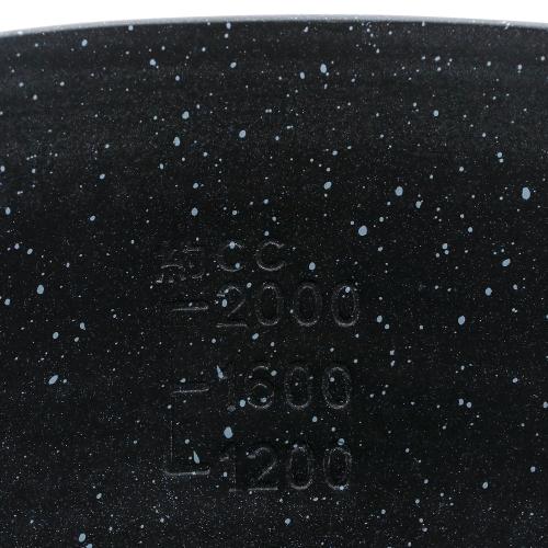 【日用雑貨】＜ベストコ＞好味槌目アルミ製ダイヤモンドマーブルＩＨゆきひら鍋22cm