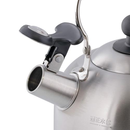 【日用雑貨】＜ベストコ＞ウッドトーン　ステンレス製笛吹ケトル1.6L