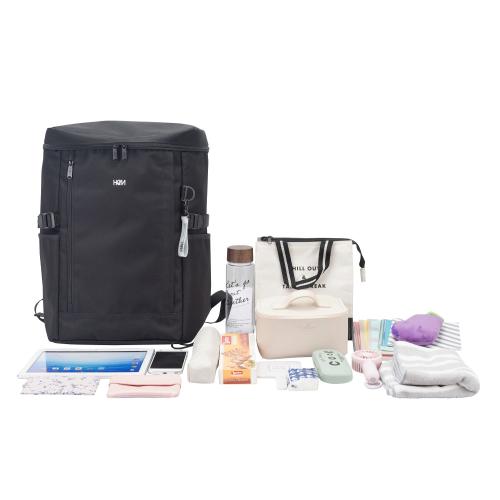 ＜HeM＞フェイヴ メンカラリュック ボックス型