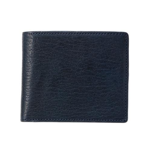 ＜ミラグロ＞姫路産ヌメゴート・二つ折り財布