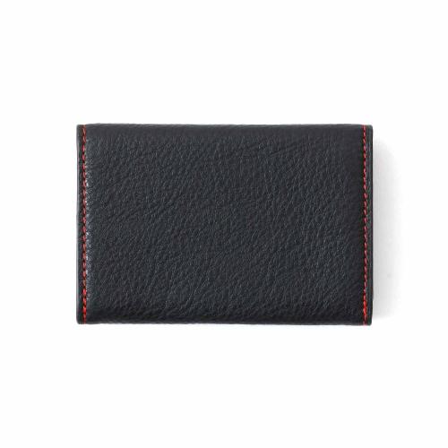 ＜タケオキクチ＞レスター 渡りマチ名刺入れ