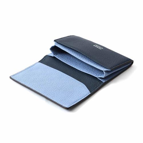 ＜タケオキクチ＞レスター 渡りマチ名刺入れ