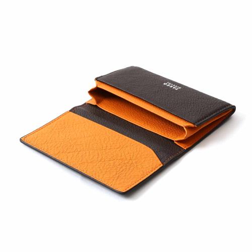 ＜タケオキクチ＞レスター 渡りマチ名刺入れ