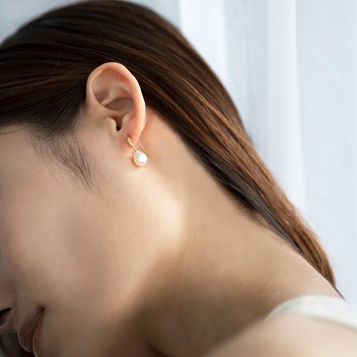 ＜HASUNA＞Bless ピアス ショート あこやパール