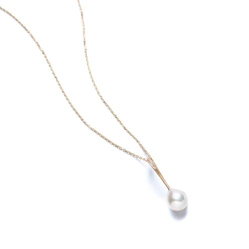 ＜HASUNA＞Bless ネックレス ロング あこやパール