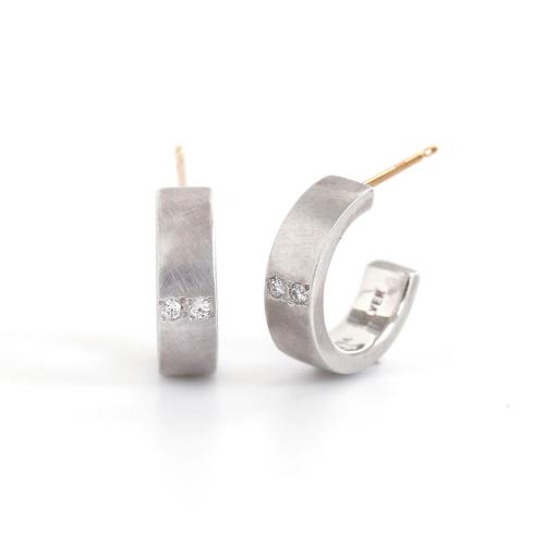 ＜HASUNA＞Steady フープピアス wide