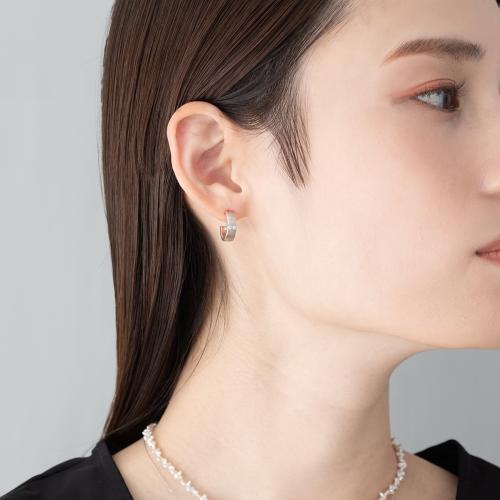 ＜HASUNA＞Steady フープピアス wide