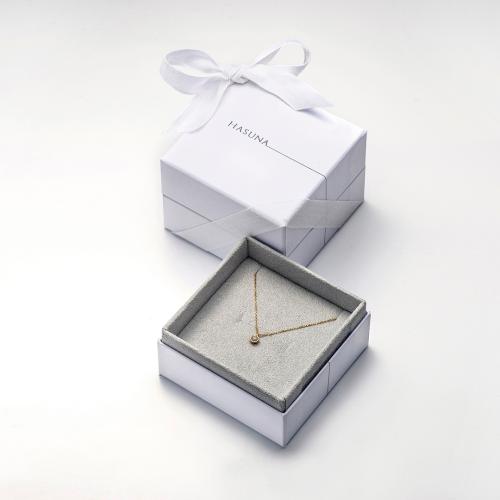 ＜HASUNA＞＊5月誕生石Flow ネックレス エメラルド