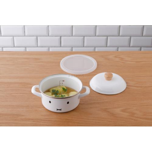 【日用雑貨】＜富士ホーロー＞ミッフィーフェイス15cm キャセロールMFF-15W