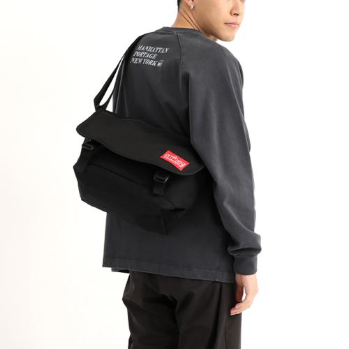＜Manhattan Portage＞NY Messenger Bag JR Flap Zipper Pocket MP1606JRFZP