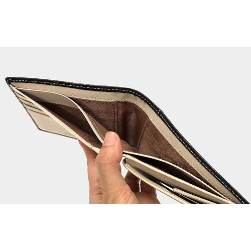 ＜ミラグロ＞タンポナートレザー・二つ折り財布