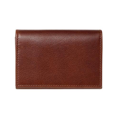 ＜ミラグロ＞牛革ソフトミリングレザー・笹マチ名刺入れ