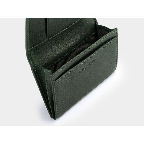 ＜ミラグロ＞牛革ソフトミリングレザー・笹マチ名刺入れ