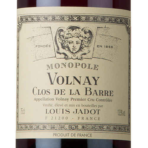 ＜ルイ・ジャド＞ヴォルネイ プルミエ・クリュ  クロ・ド・ラ・バール モノポール【2017】（赤ワイン）