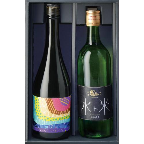 ＜本家松浦酒造場＞鳴門鯛 ワイングラスで美味しい純米酒セット【徳島県】