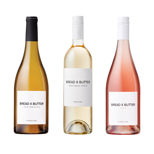 【送料当社負担】世界中に衝撃を与えたシンデレラワイン「ブレッド＆バター」白ロゼ3本セット