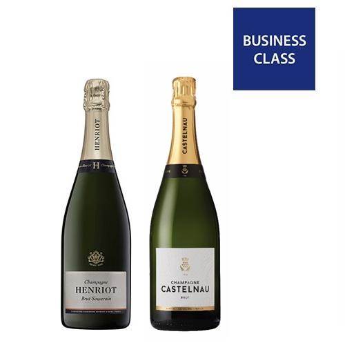 【送料当社負担】★ANA国際線ビジネスクラス採用★シャンパン2本セット＜アンリオ＞＆＜カステルノー＞