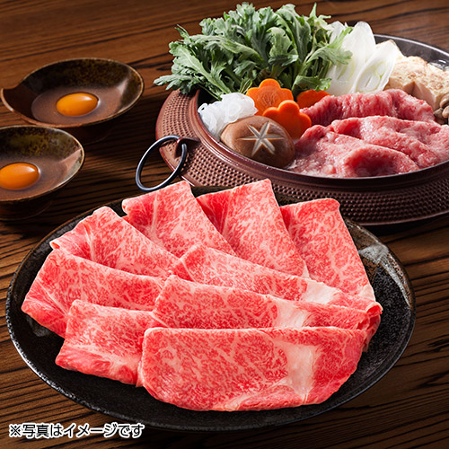 【香川県】＜香川県産＞オリーブ牛すき焼用ロース500g