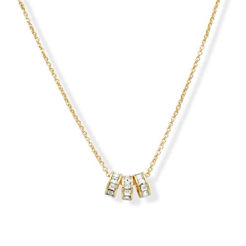 ＜グロッセ＞Micro Miss Advance ネックレス ゴールド/クリア