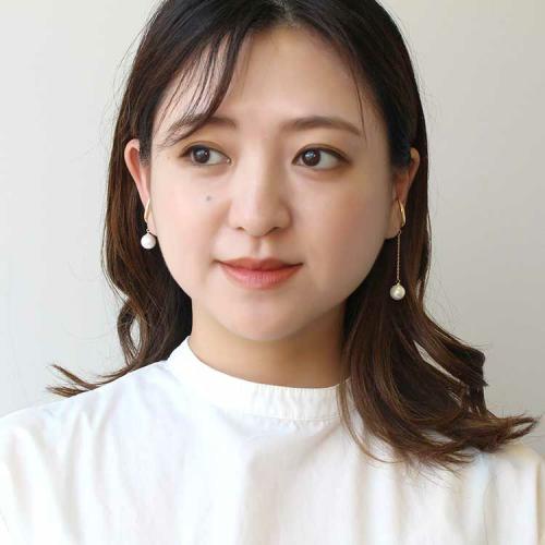 ＜アビステ＞ドロップパールイヤカフ