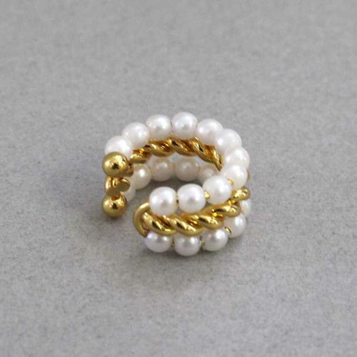 ＜アビステ＞ダブルラインアップワンイヤカフ