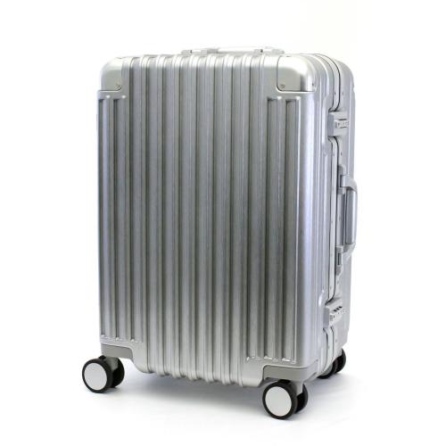 ＜TRIDENT＞アルミ調 フレームスーツケース51L TRI1030-52