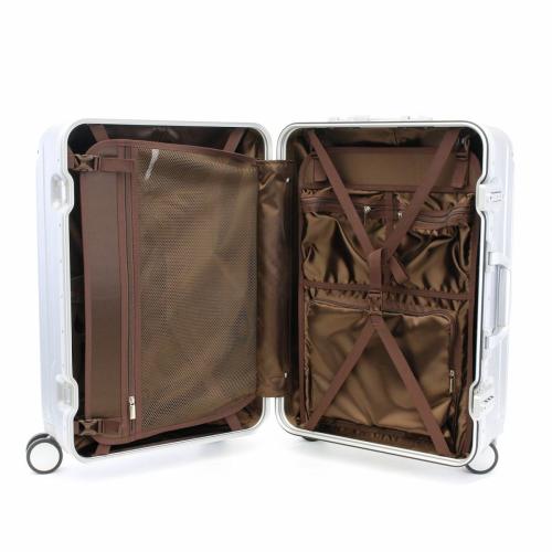 ＜TRIDENT＞アルミ調 フレームスーツケース51L TRI1030-52